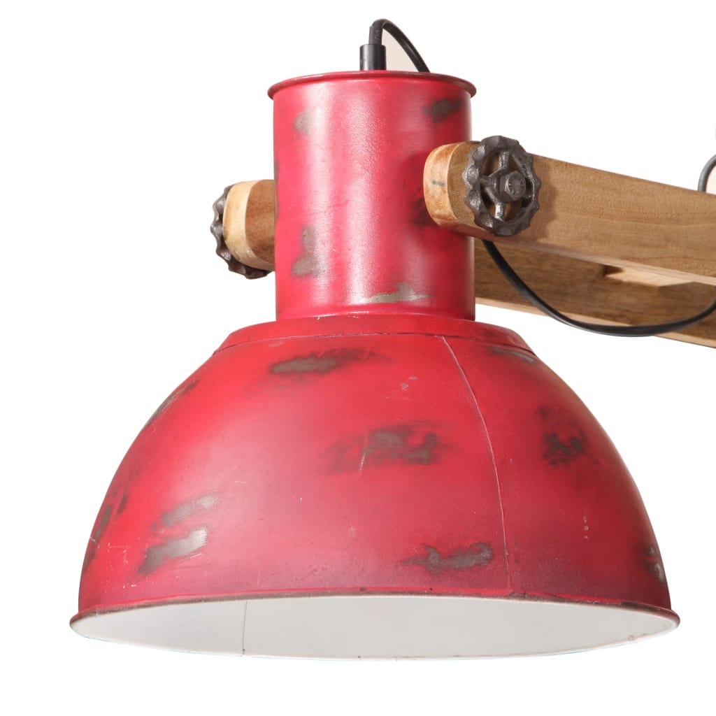 Lampe suspendue 25 W rouge 85x28x109 cm E27