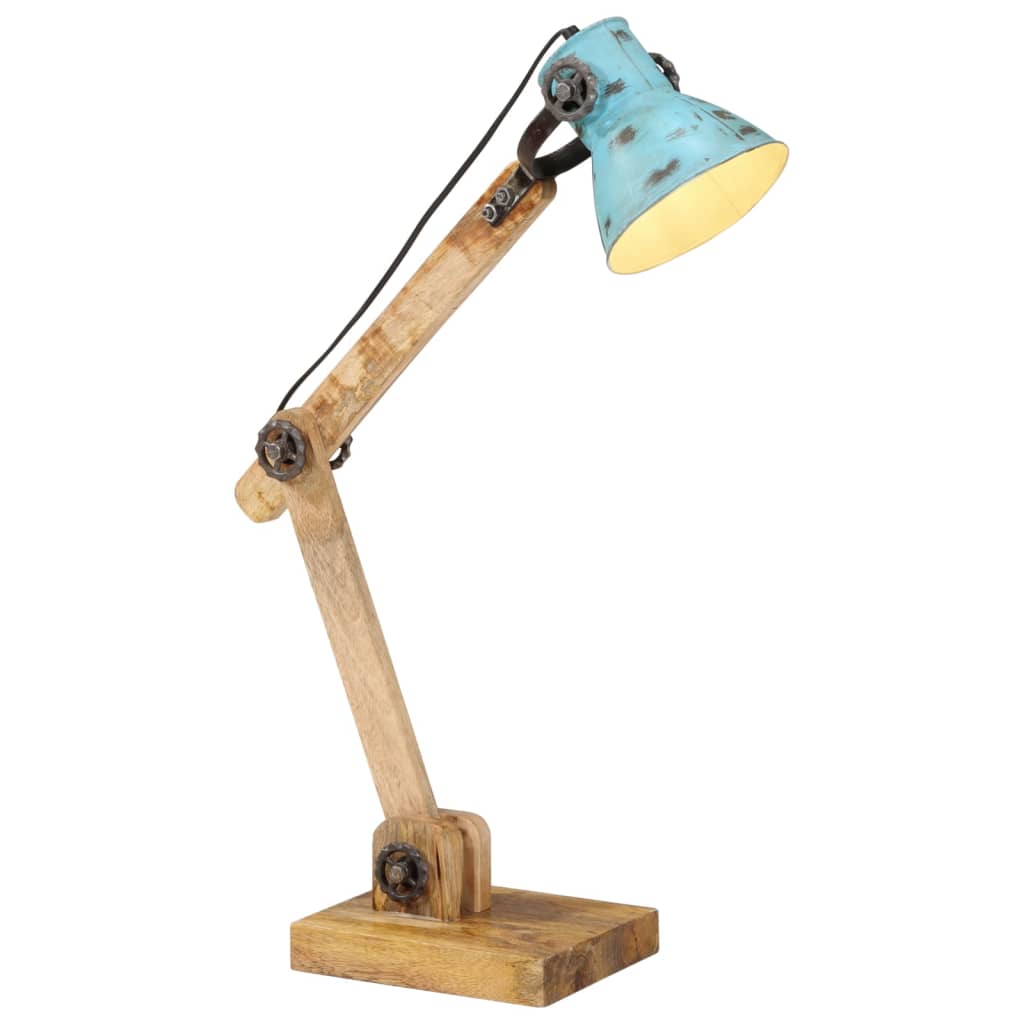 Lampe de bureau 25 W bleu 23x18x96 cm E27