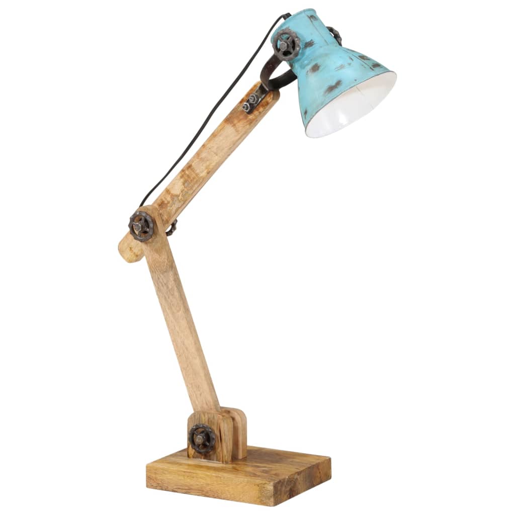 Lampe de bureau 25 W bleu 23x18x96 cm E27