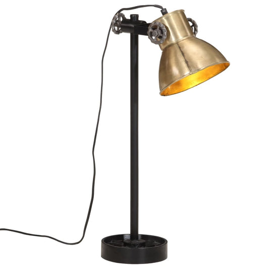 Lampe de bureau 25 W laiton antique 15x15x55 cm E27