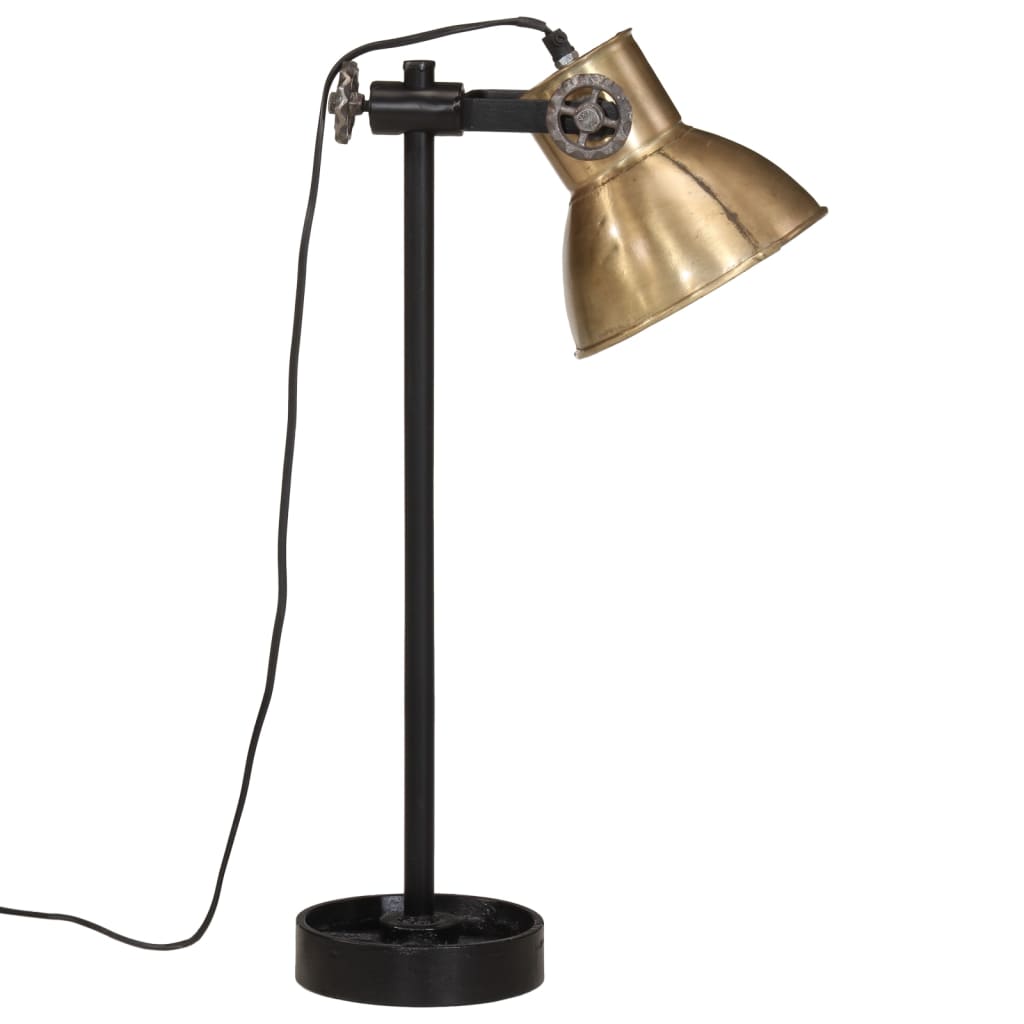 Lampe de bureau 25 W laiton antique 15x15x55 cm E27