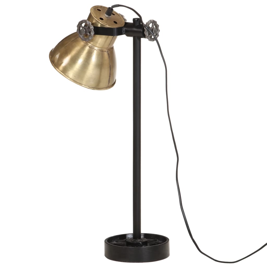 Lampe de bureau 25 W laiton antique 15x15x55 cm E27