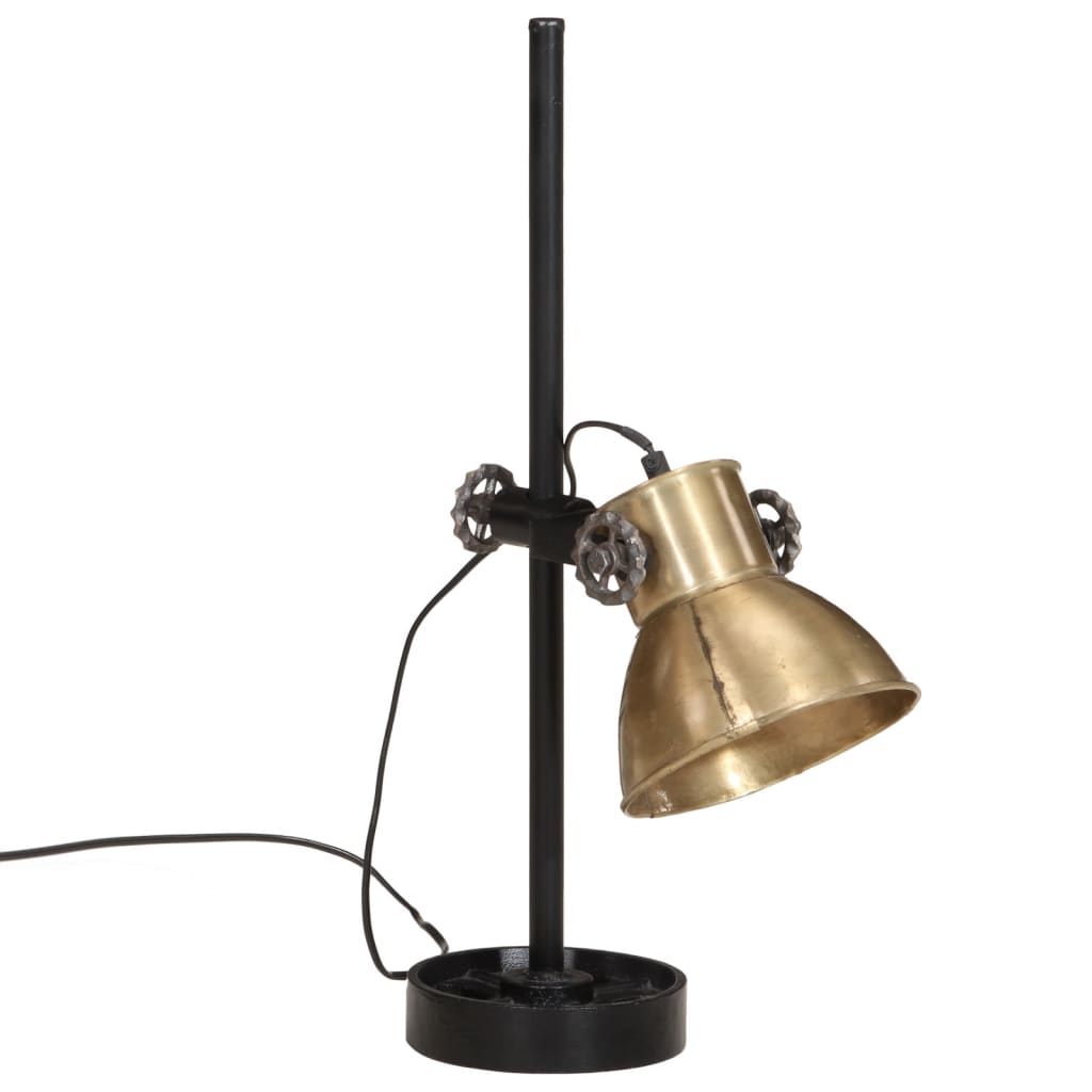 Lampe de bureau 25 W laiton antique 15x15x55 cm E27