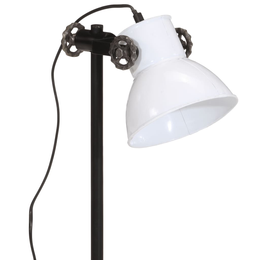 Lampe de bureau 25 W blanche 15x15x55 cm E27