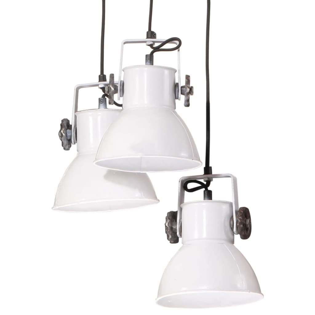 Lampe suspendue 25 W blanche 30x30x100 cm E27