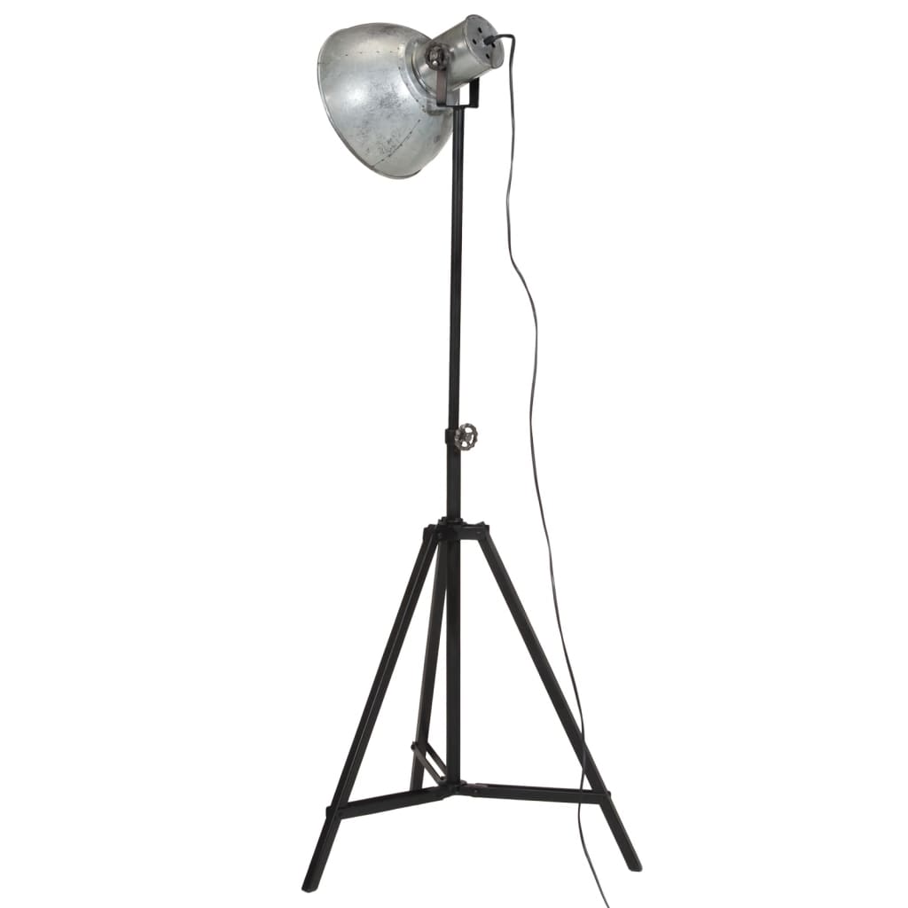 Lampadaire 25 W vintage argent 61x61x90/150 cm E27