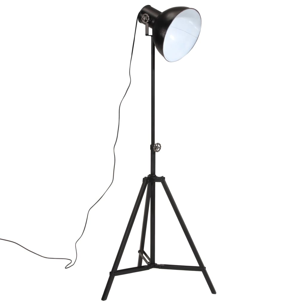 Lampadaire 25 W noir 61x61x90/150 cm E27