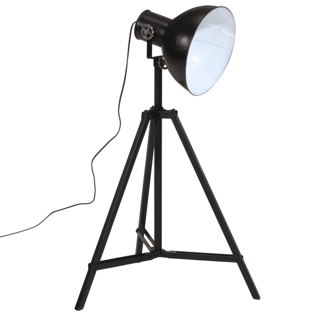 Lampadaire 25 W noir 61x61x90/150 cm E27