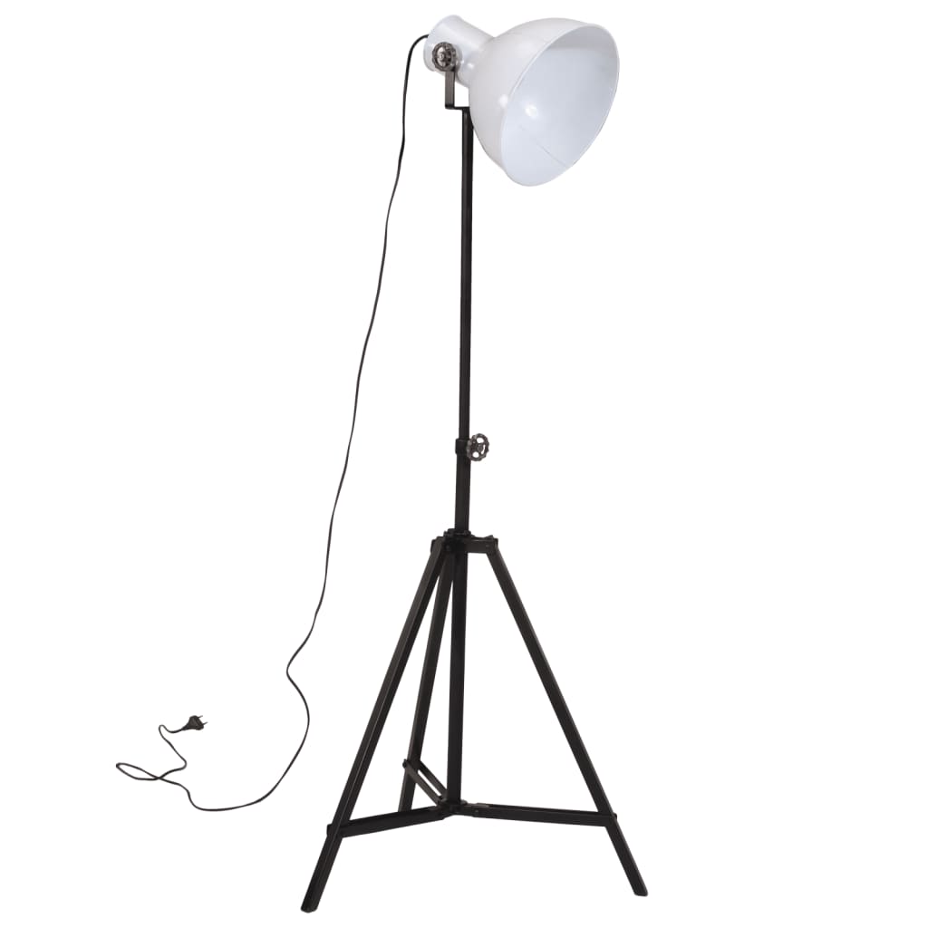 Lampadaire 25 W blanc 61x61x90/150 cm E27