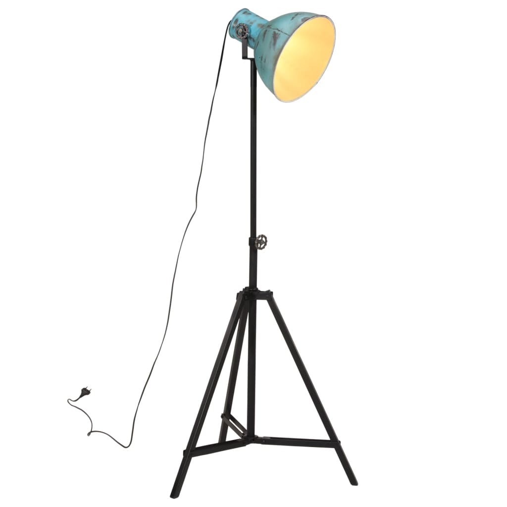 Lampadaire 25 W bleu 61x61x90/150 cm E27