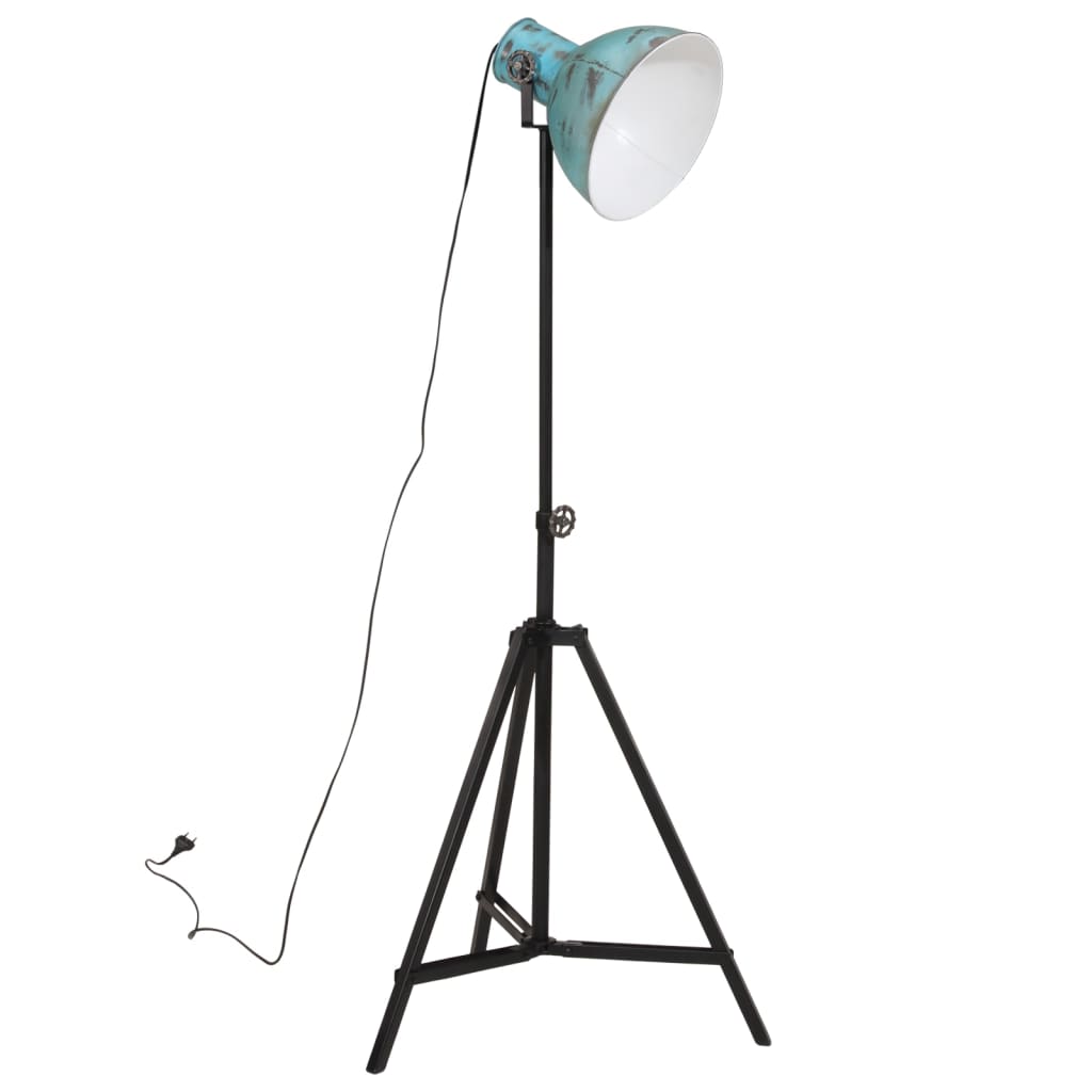 Lampadaire 25 W bleu 61x61x90/150 cm E27