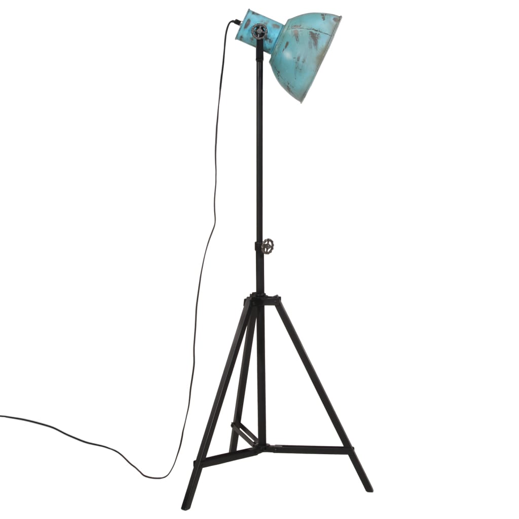 Lampadaire 25 W bleu 61x61x90/150 cm E27