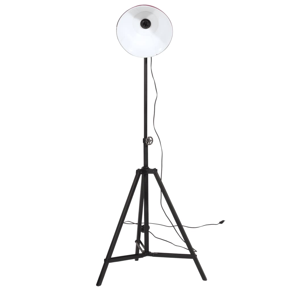 Lampadaire 25 W rouge 61x61x90/150 cm E27