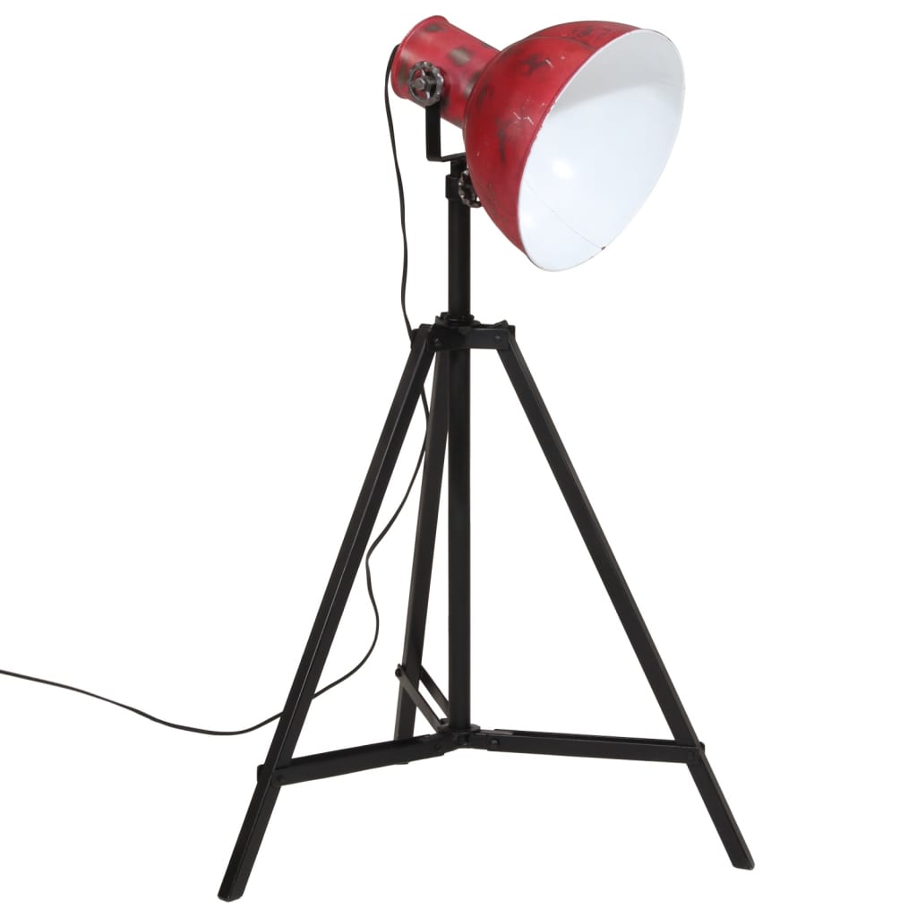 Lampadaire 25 W rouge 61x61x90/150 cm E27