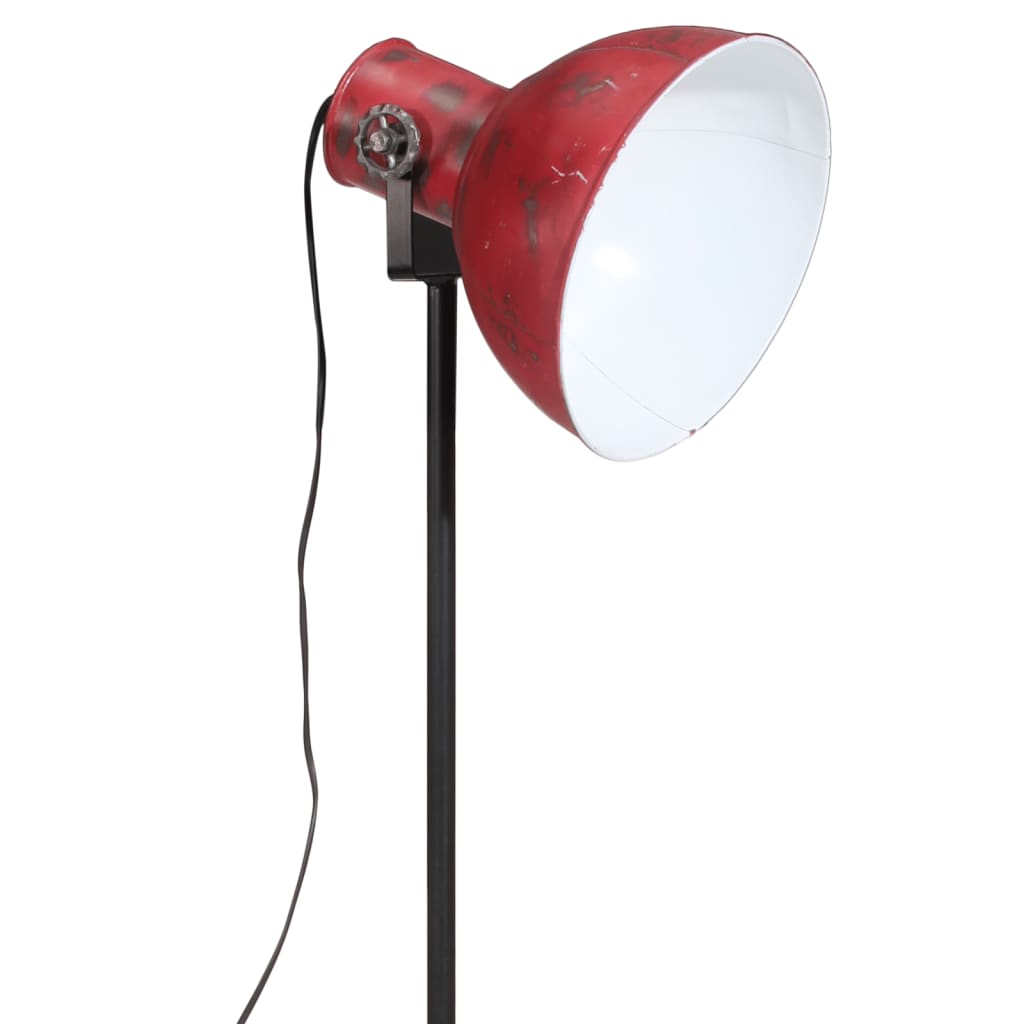 Lampadaire 25 W rouge 61x61x90/150 cm E27