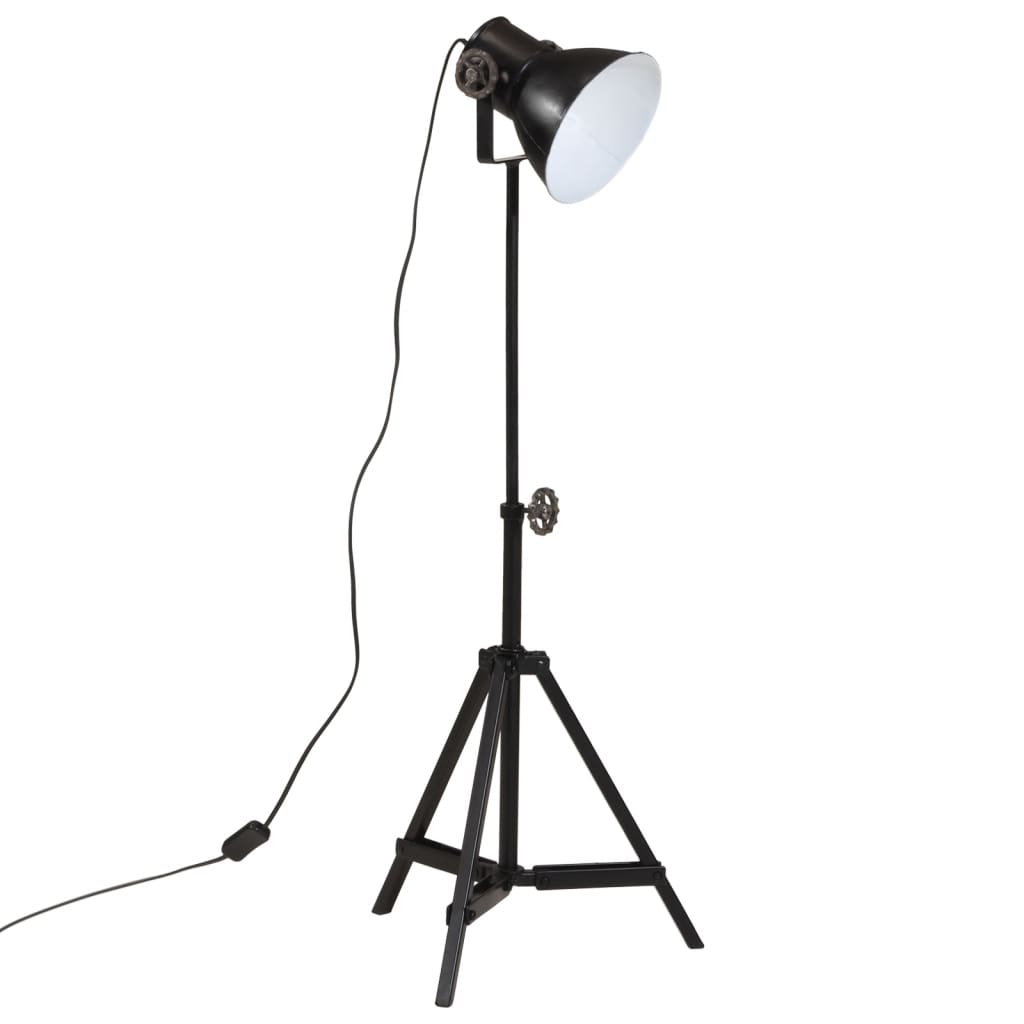 Lampadaire 25 W noir 35x35x65/95 cm E27