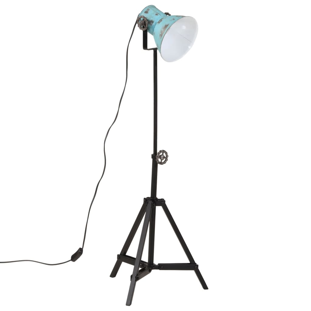 Lampadaire 25 W bleu 35x35x65/95 cm E27