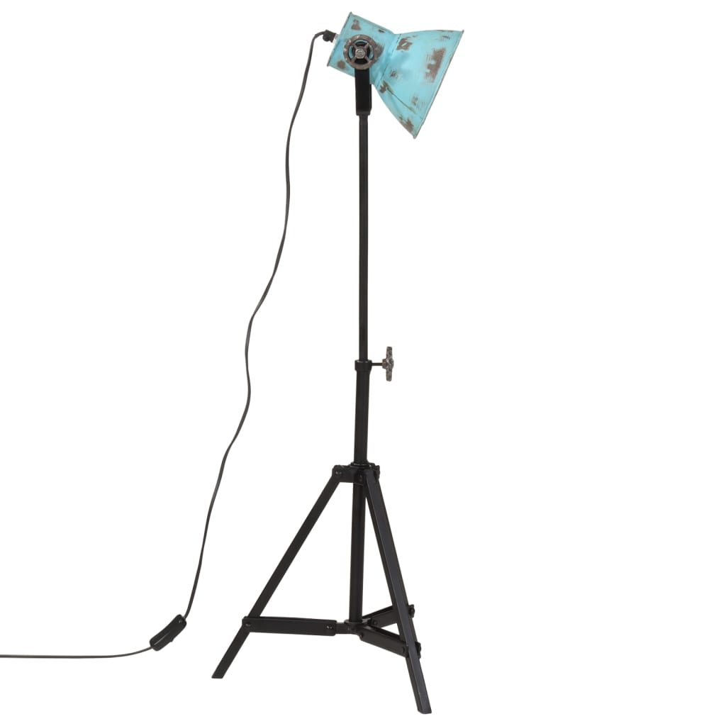 Lampadaire 25 W bleu 35x35x65/95 cm E27