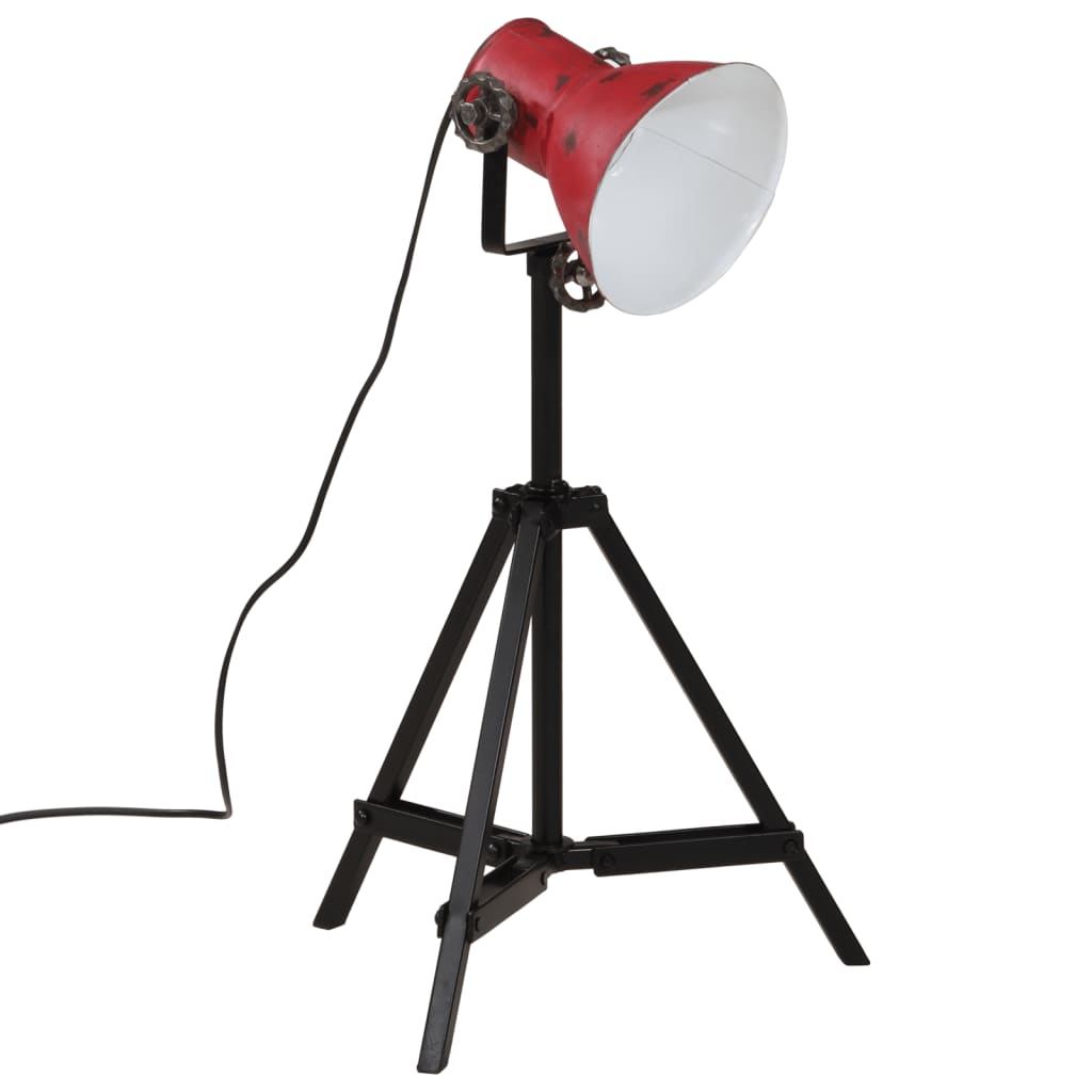 Lampadaire 25 W rouge 35x35x65/95 cm E27