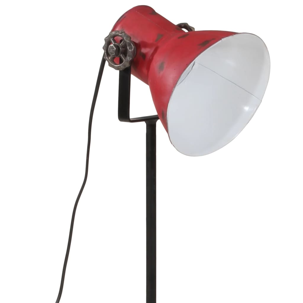 Lampadaire 25 W rouge 35x35x65/95 cm E27