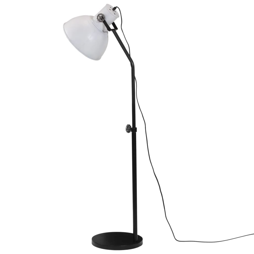 Lampadaire 25 W blanc 30x30x90-150 cm E27