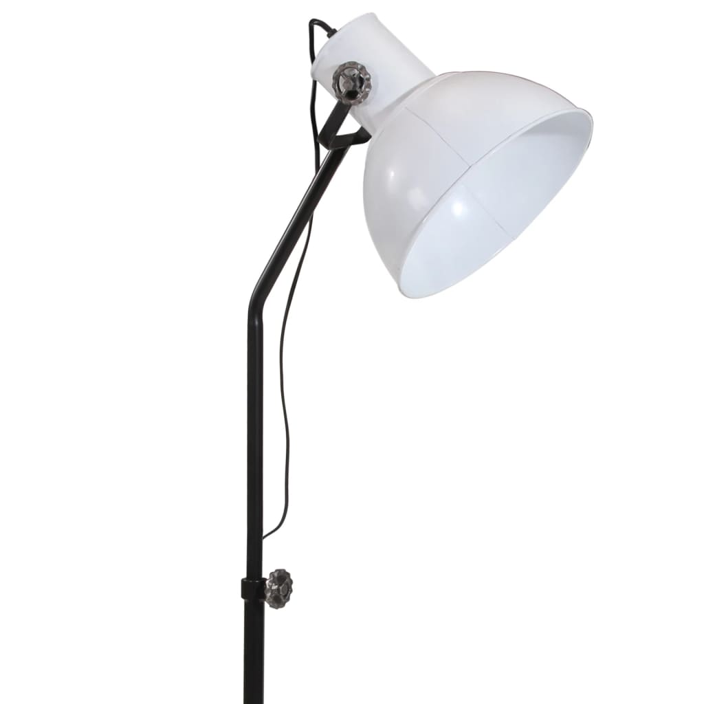 Lampadaire 25 W blanc 30x30x90-150 cm E27