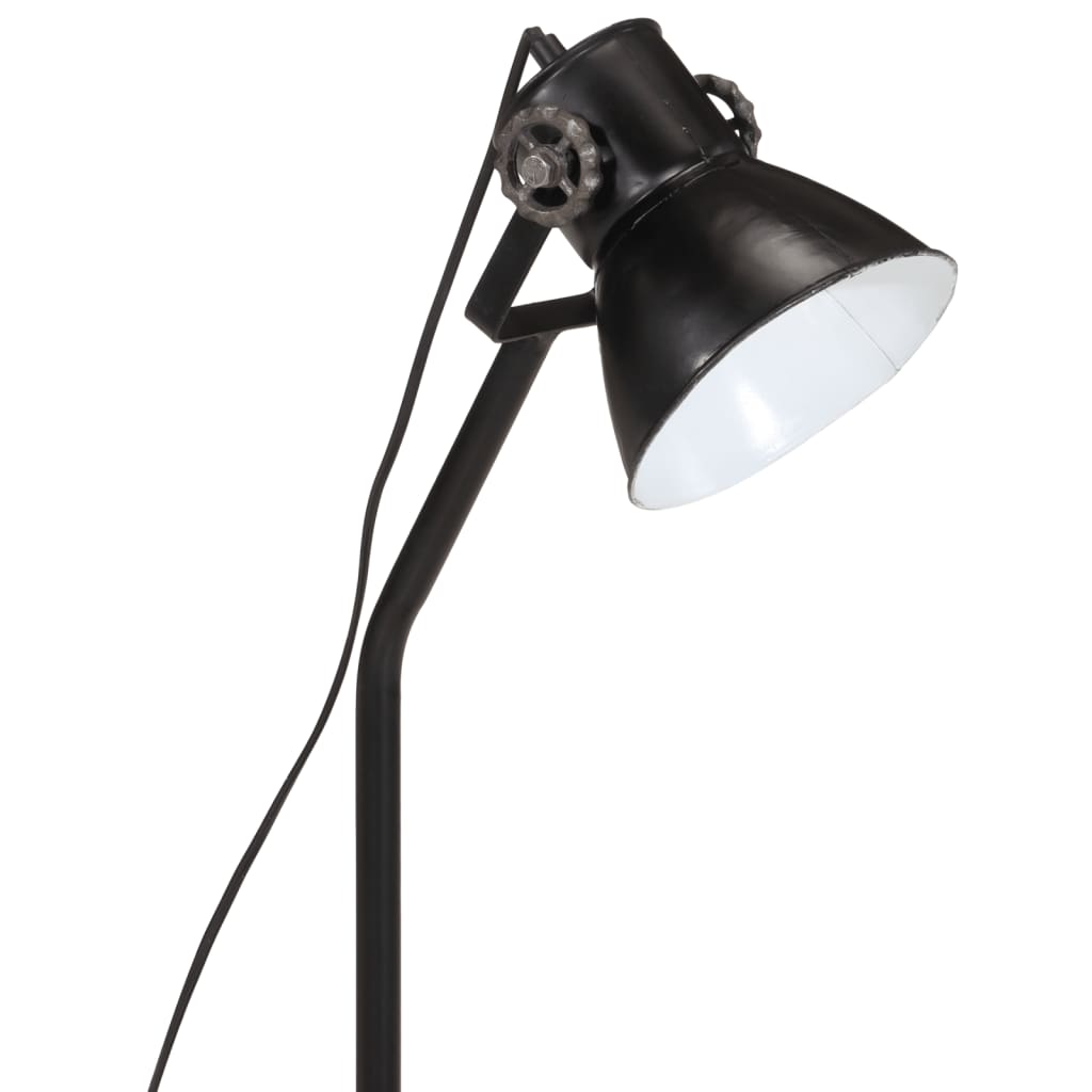 Lampe de bureau 25 W noire 17x17x60 cm E27