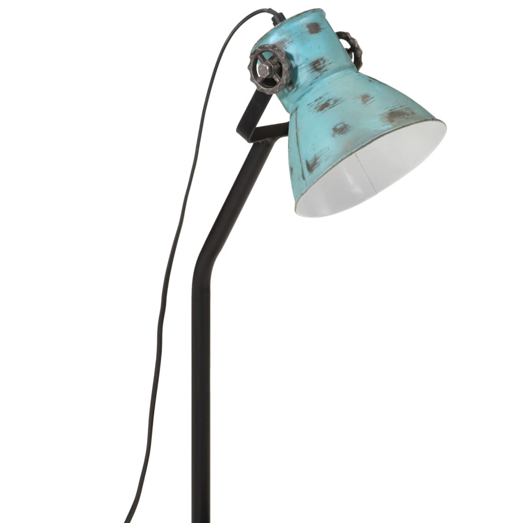 Lampe de bureau 25 W bleu 17x17x60 cm E27