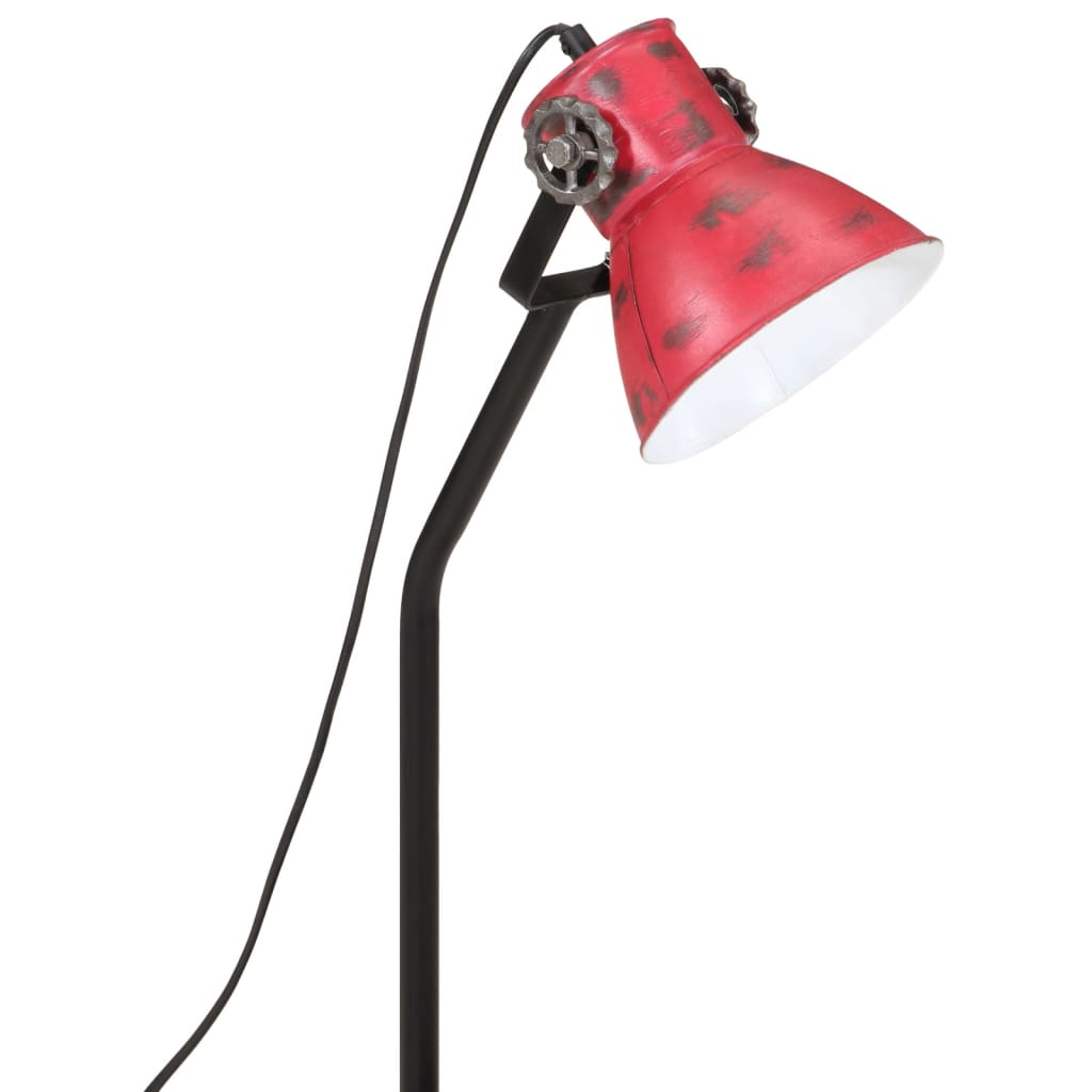 Lampe de bureau 25 W rouge 17x17x60 cm E27