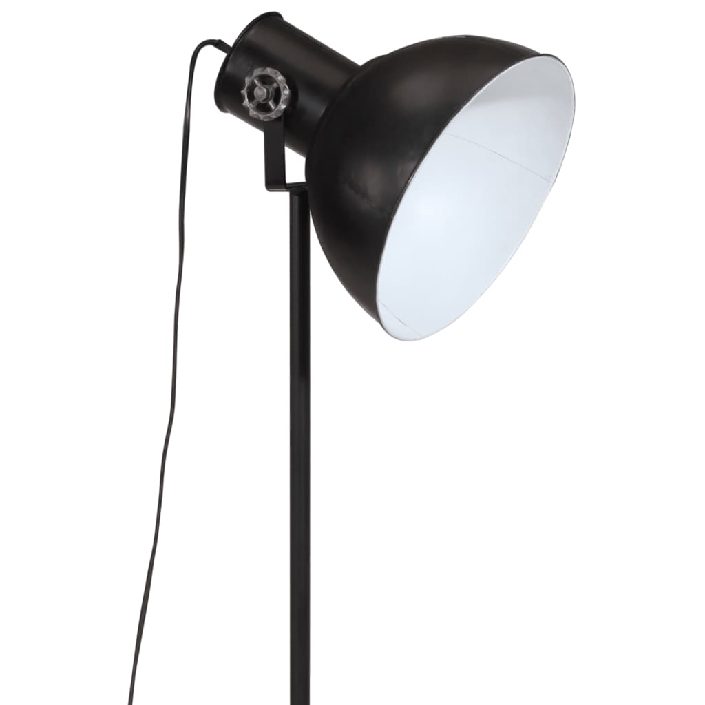 Lampadaire 25 W noir 75x75x90-150 cm E27