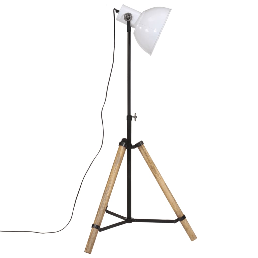 Lampadaire 25 W blanc 75x75x90-150 cm E27