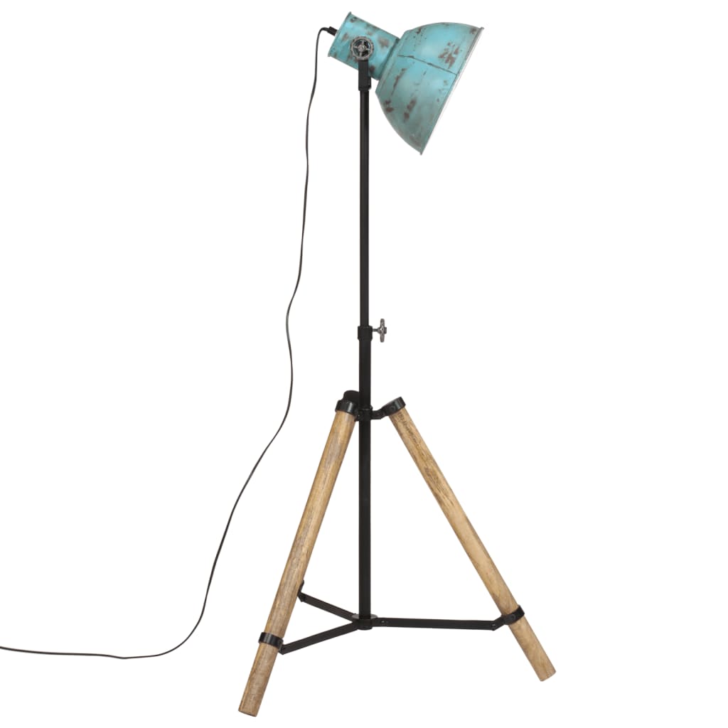 Lampadaire 25 W bleu 75x75x90-150 cm E27