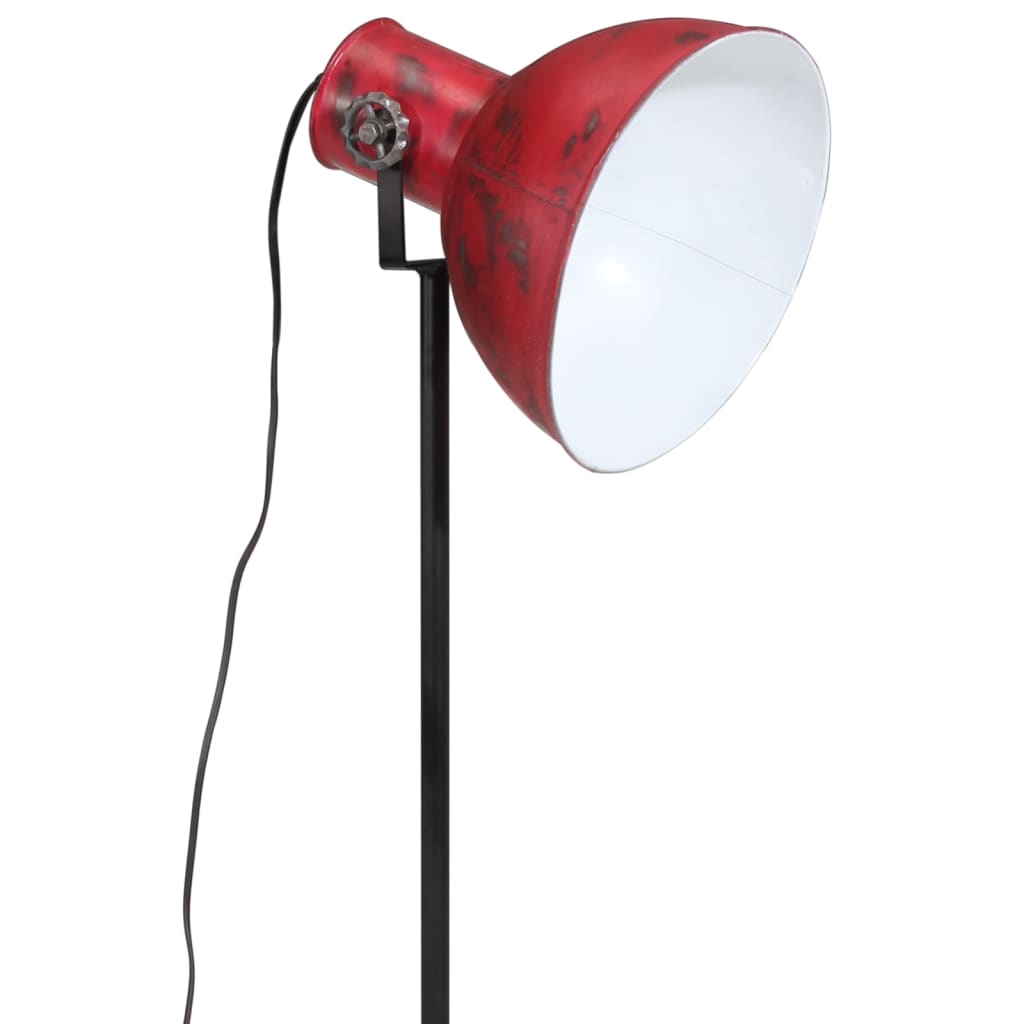 Lampadaire 25 W rouge 75x75x90-150 cm E27