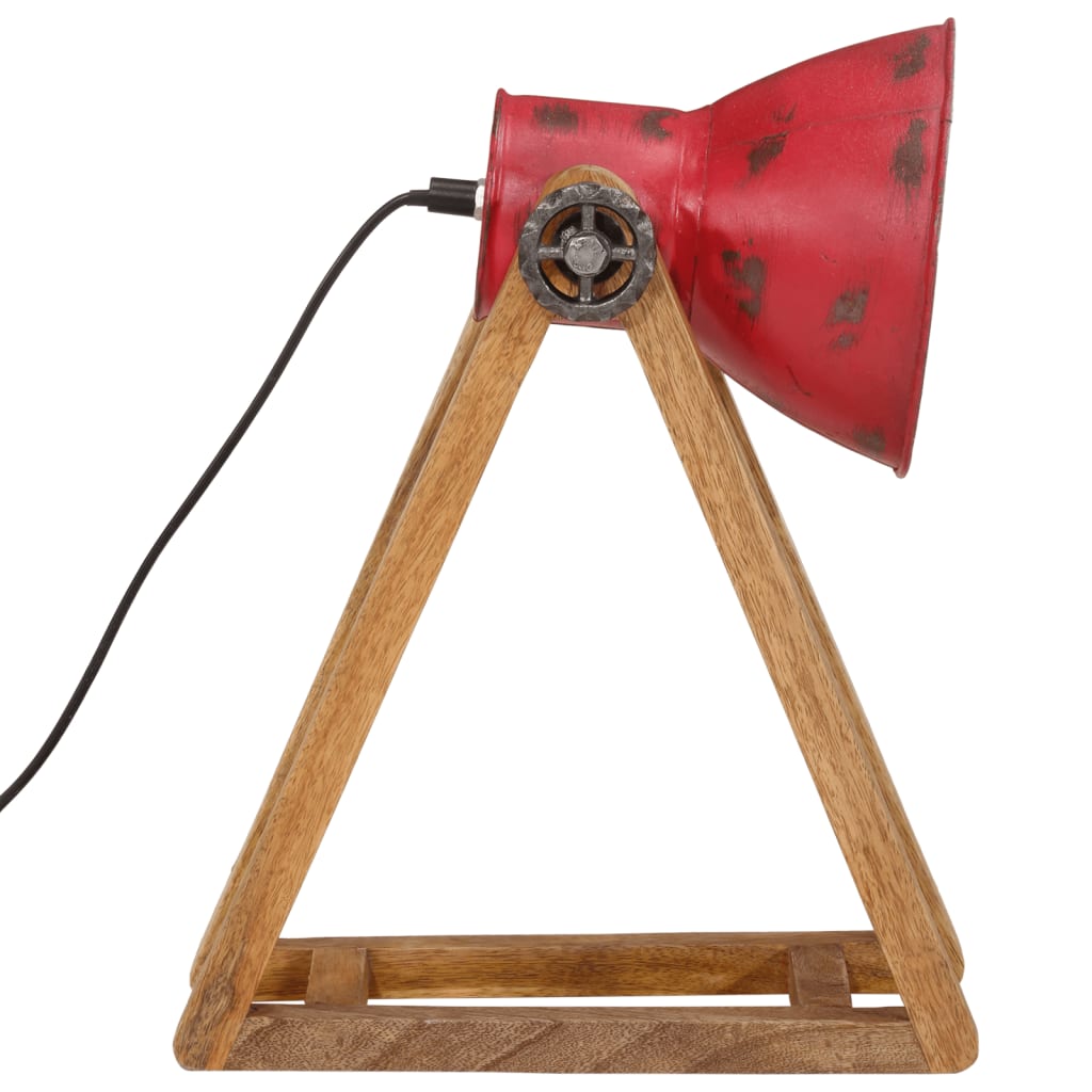 Lampe de bureau 25 W rouge 30x17x40 cm E27