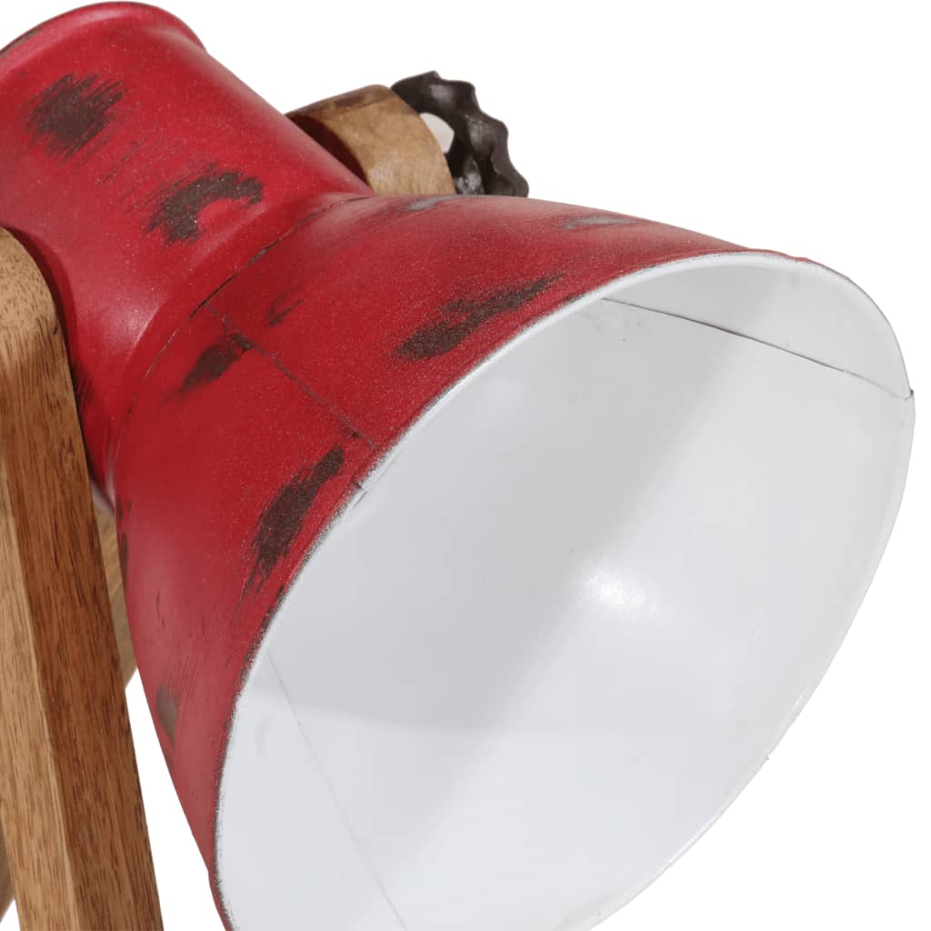 Lampe de bureau 25 W rouge 30x17x40 cm E27