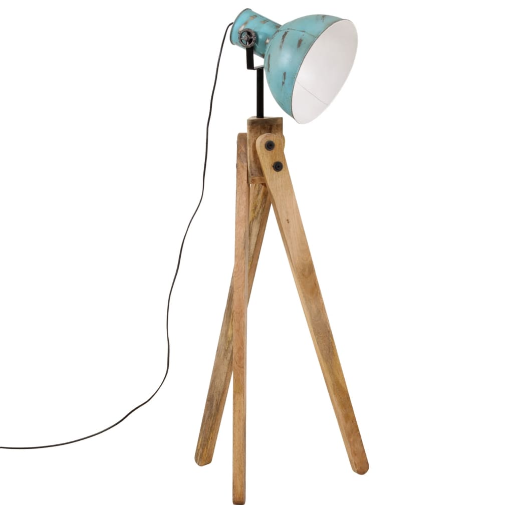 Lampadaire 25 W bleu 45x45x120 cm E27