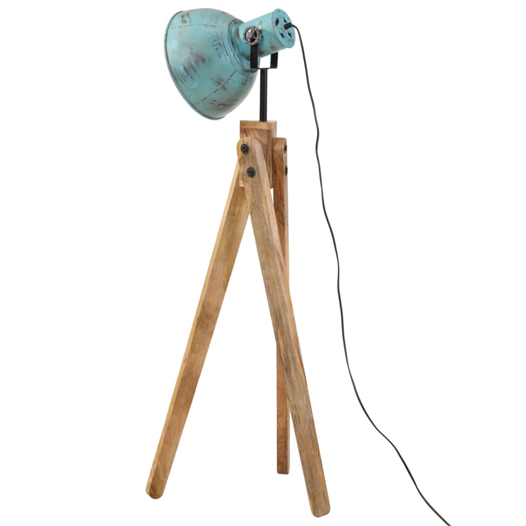 Lampadaire 25 W bleu 45x45x120 cm E27