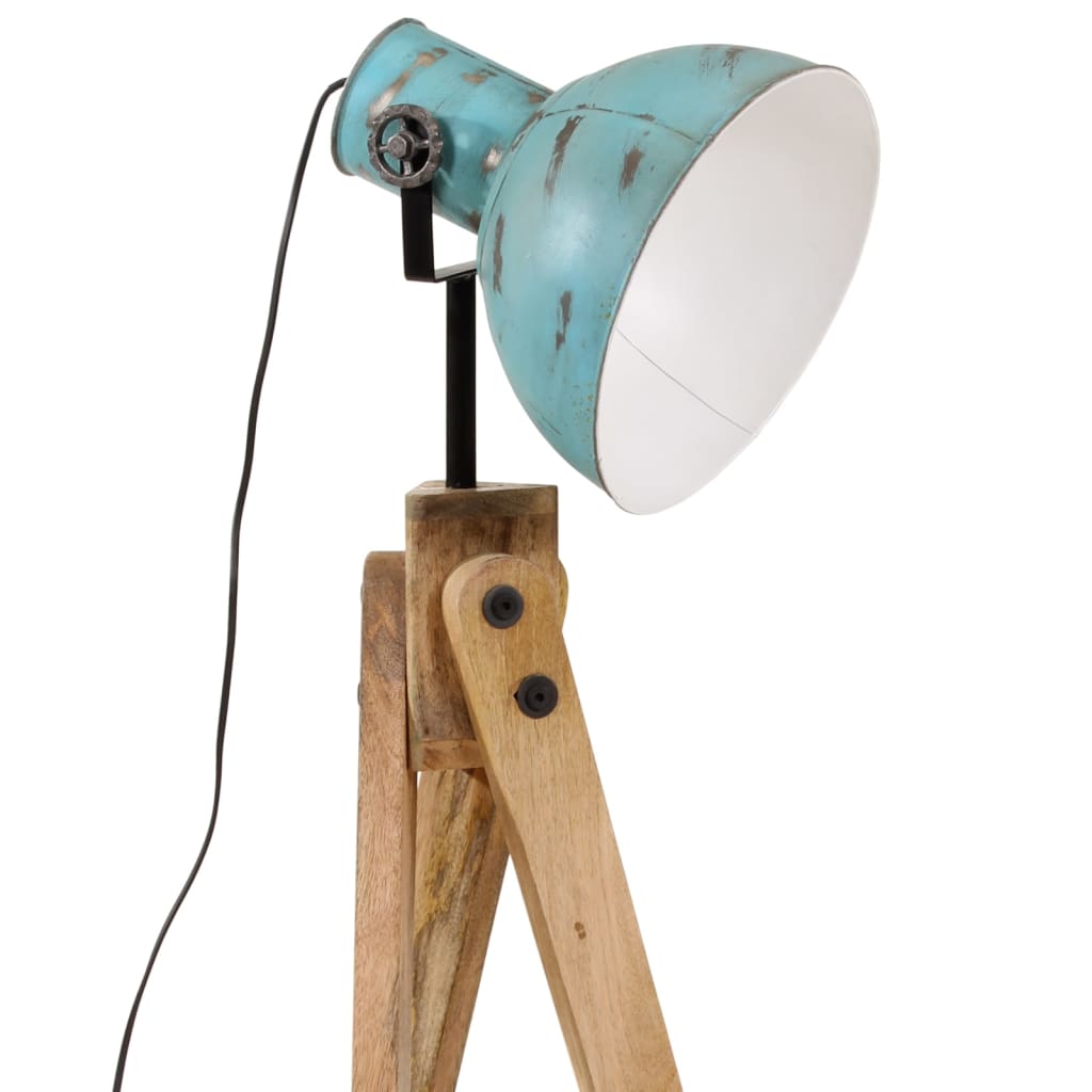 Lampadaire 25 W bleu 45x45x120 cm E27