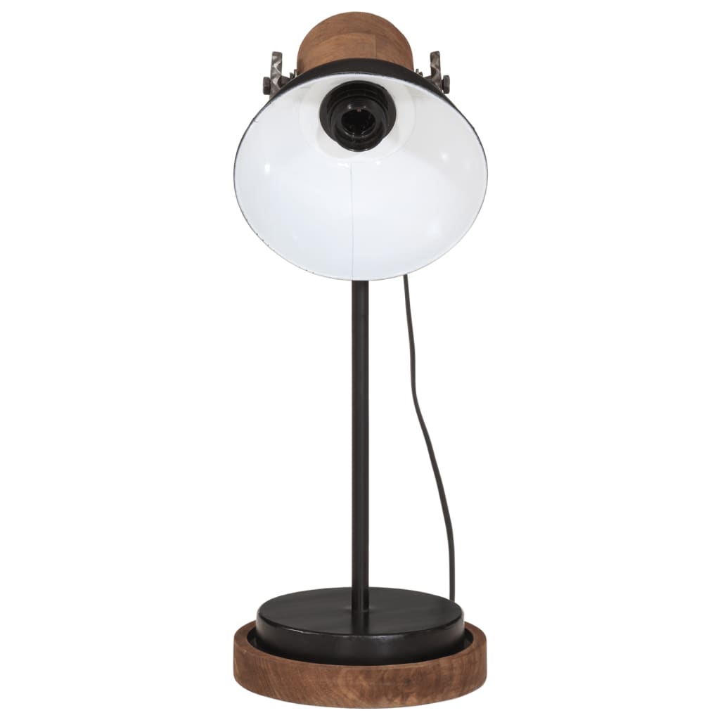 Lampe de bureau 25 W noire 17x17x50 cm E27