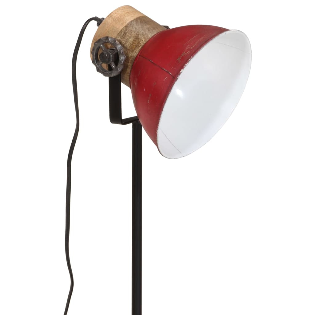 Lampe de bureau 25 W rouge 17x17x50 cm E27