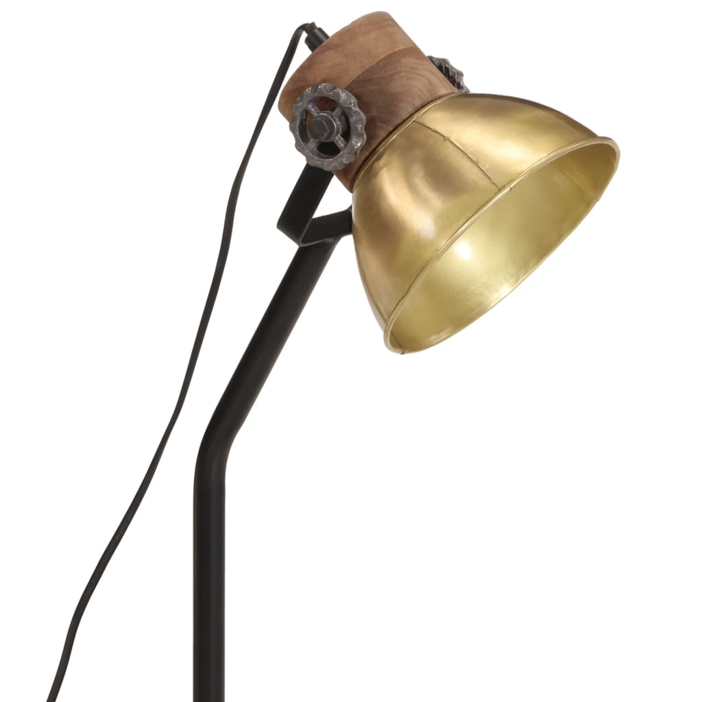 Lampe de bureau 25 W laiton antique 18x18x60 cm E27