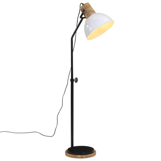 Lampadaire 25 W blanc 30x30x100-150 cm E27