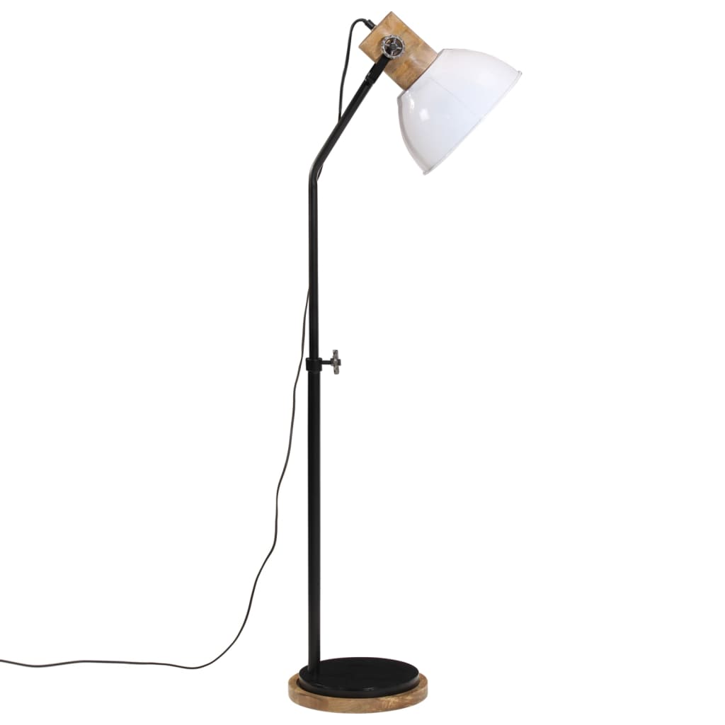 Lampadaire 25 W blanc 30x30x100-150 cm E27