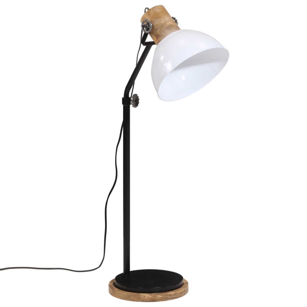 Lampadaire 25 W blanc 30x30x100-150 cm E27