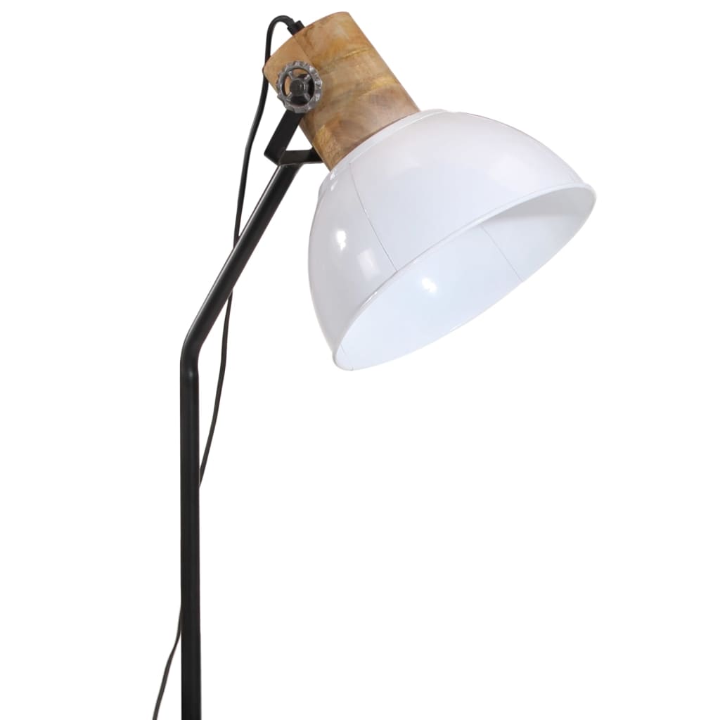 Lampadaire 25 W blanc 30x30x100-150 cm E27