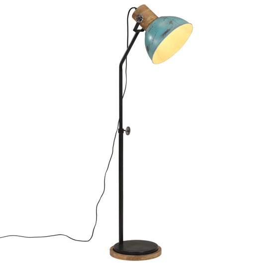 Lampadaire 25 W bleu 30x30x100-150 cm E27