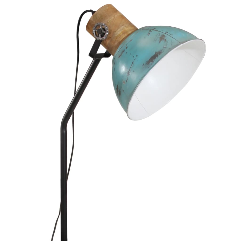 Lampadaire 25 W bleu 30x30x100-150 cm E27