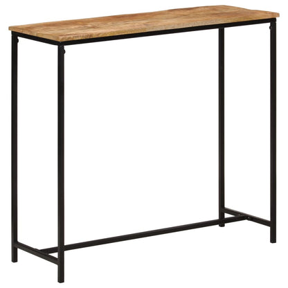 Konsolentisch 80x30x74 cm Massivholz Mango und Eisen