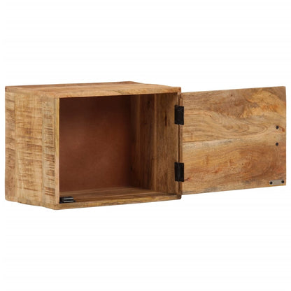 Wand-Nachttisch 40x30x25 cm Massivholz Mango