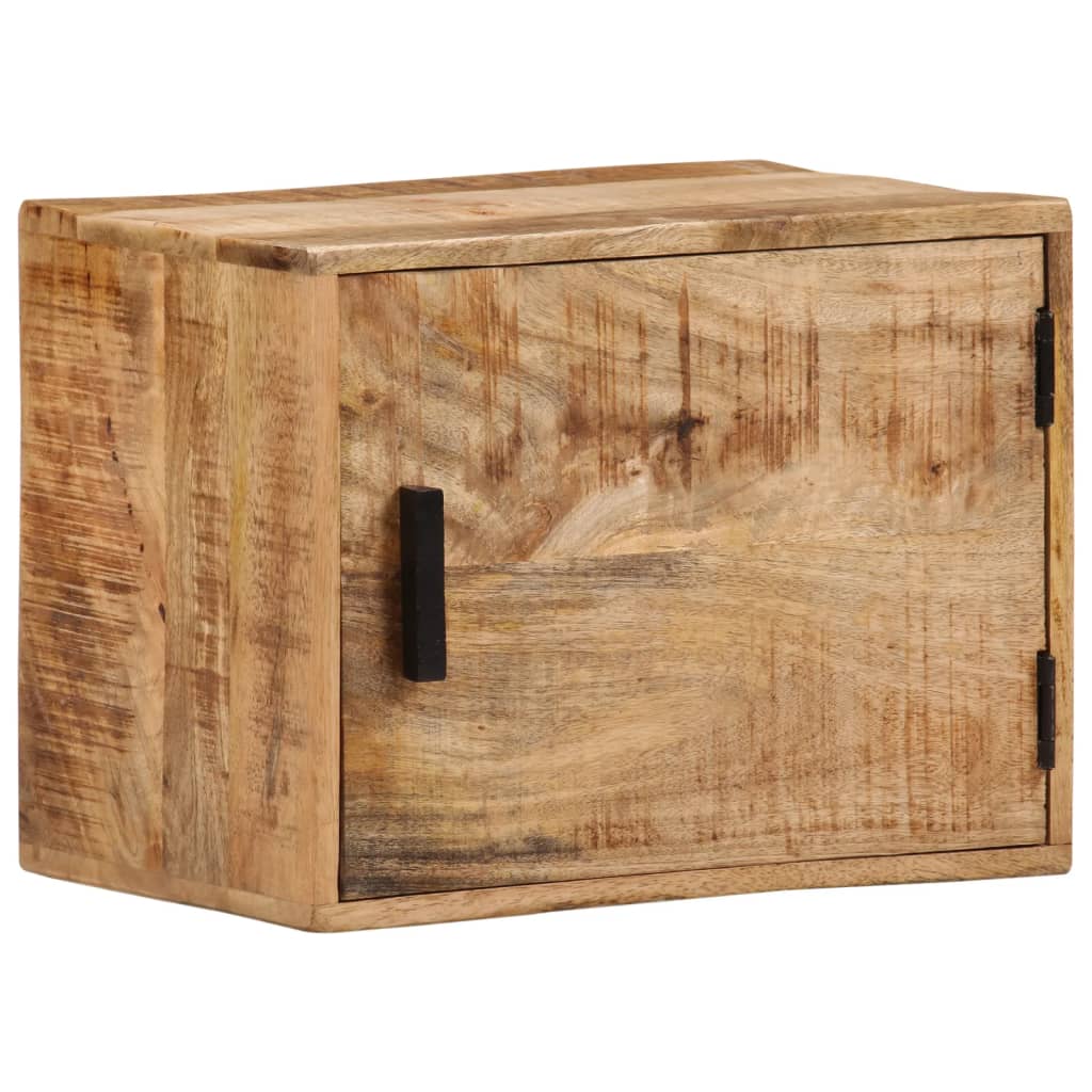 Wand-Nachttisch 40x30x25 cm Massivholz Mango